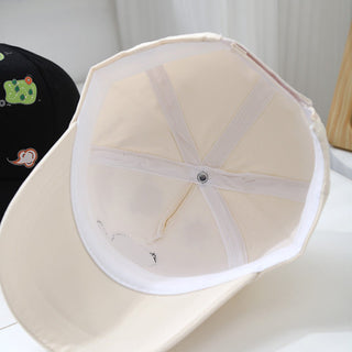 Leather Label Graffiti Car Baseball Cap for Children