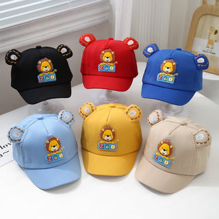 Little Lion Flagged  Comfortable Baseball Cap for Children