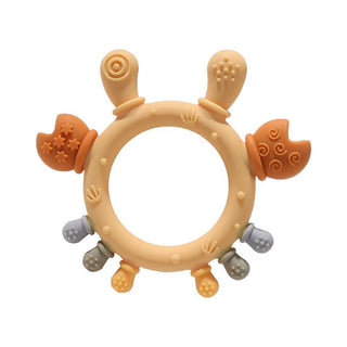 Attractive Crab Shaped Food Grade Silicone Teether for Baby