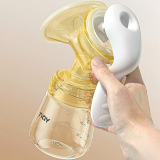 Noair Brand Premium 2 in 1 Manual Breast Pump with Fedding Bottle