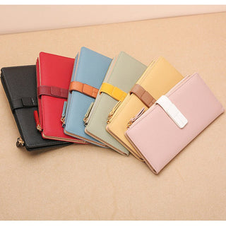 European Style Drawstring Card Holder Clutch Bag Wallet