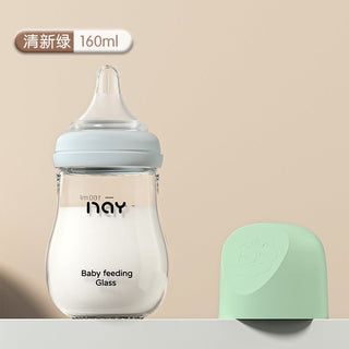 Nay Brand Anti Colic and Anti Flatulence Glass Feeder for Baby