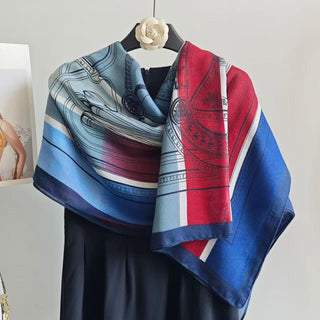 Versatile Printed Premium Cotton and Linen Scarf