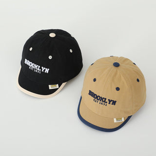 Children's Embroidery Letter Flagged Baseball Cap
