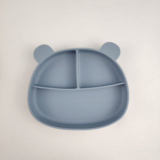 3 Chamber Food Grade Silicone Dinner Plate