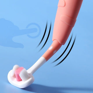 3D Cat Paw Cartoon Extra Soft Bristle Toothbrush for Kids
