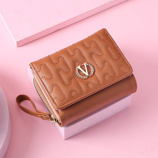 Women's Versatile Embroidery Premium Coin Purse Wallet