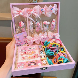 61Pcs Exclusive Hair Accessories Set Gif Box for Girls