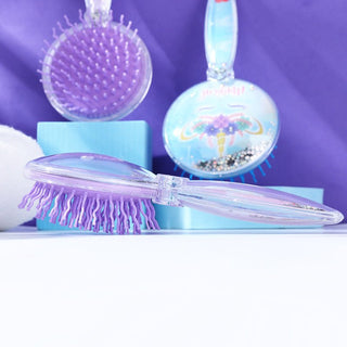 Cute Princess Glitter Massage Hair Comb For girl
