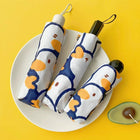 Cute folding, fully automatic umbrella for both weather