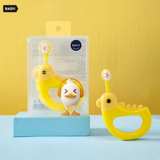 Yellow Chicken Shaped Soft Bristle Baby Toothbrush