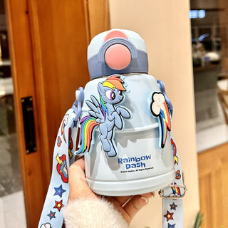 Hitai 316 Steel Kids Bottle Straw 600ml Pony Design Edition