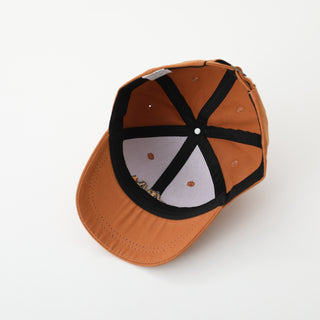 Excavator Flagged Children's Embroidered Baseball Cap for All Seasons