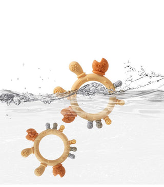 Attractive Crab Shaped Food Grade Silicone Teether for Baby