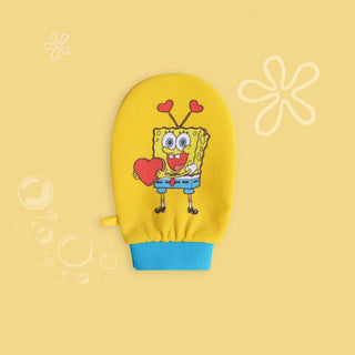 Cute Cartoon Gloves Style Rubbing Bath Towel for Children