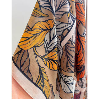 Women's Korean Style Floral Printed Both Side Printed Premium Viscose Scarf