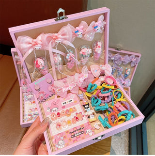 61Pcs Exclusive Hair Accessories Set Gif Box for Girls