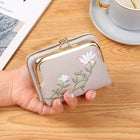 Women's Large Capacity Floral Design Coin Purse Card Holder Wallet