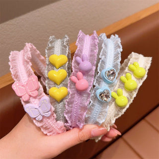 Bowknot Children's Cute cartoon hair Pressing Headband