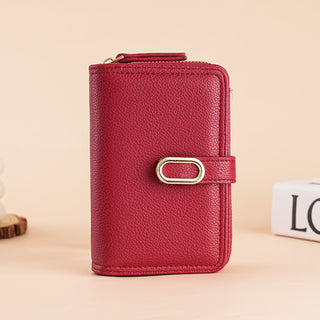 Premium Peaches Pattern Multi-function Women's Large-Capacity Wallet