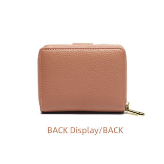 Compact and Handy PU Multi Chamber Coin Purse for Women