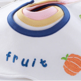 Antibacterial Saliva Towel 360 Degree Premium Embroidered Baby Cotton Bib