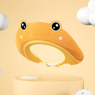 Cute Frog Adjustable Silicone Shower Cap for kids