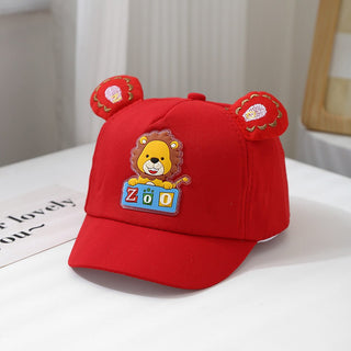 Little Lion Flagged  Comfortable Baseball Cap for Children