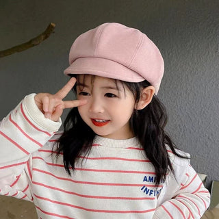 Trendy Stylish Travel Newsboy Cap for Kids