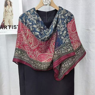 Classic Style Multicolour Premium Cotton and Linen Scarf