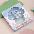 Children's Attractive Cartoon Shaped Multichambered Silicone Dinner Plate