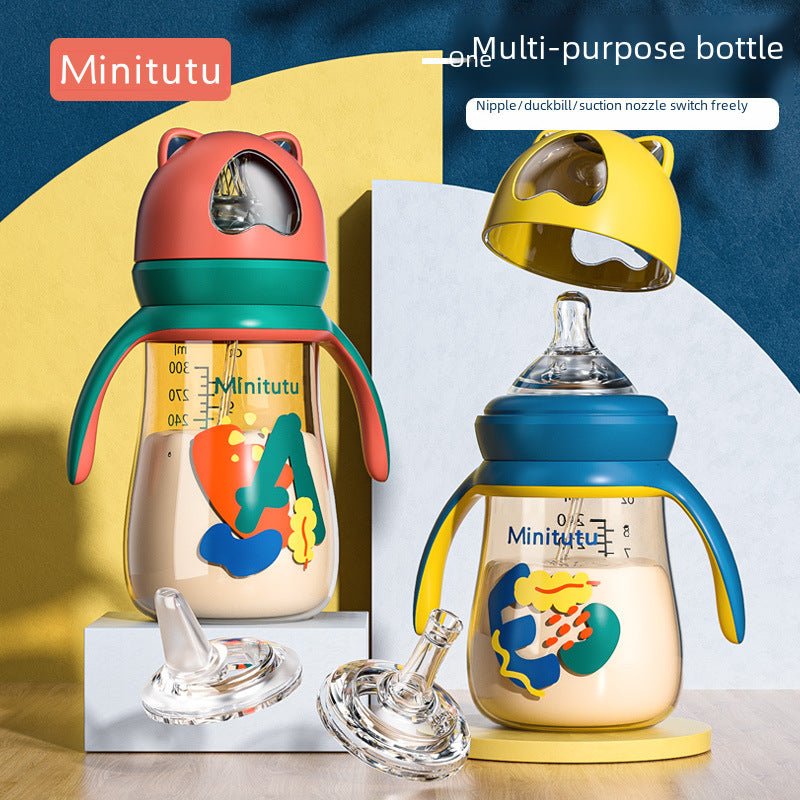 Minitutu Brand 3 in 1 Baby Bottle for Feeding Milk Juice Water