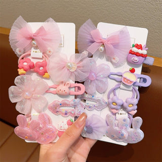 Frozen Inspired Princess Elsa Bow Hairpin Set for Kids