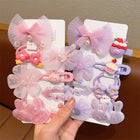Frozen Inspired Princess Elsa Bow Hairpin Set for Kids