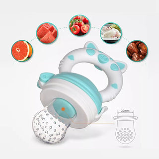 Silicone Baby Pacifier with Food Grade Fruit Chamber Biting