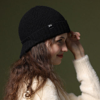 Winter Knitted Outdoor Cotton Thickened Warm Woolen Cap