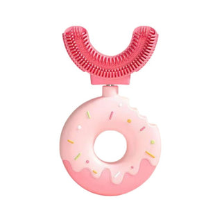 Children's U-Shaped Silicone Soft Bristle Donut Toothbrush