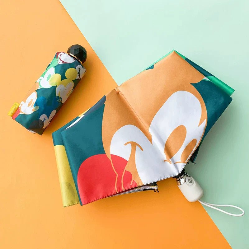Foldable Cartoon Printed Automatic All-Season umbrella