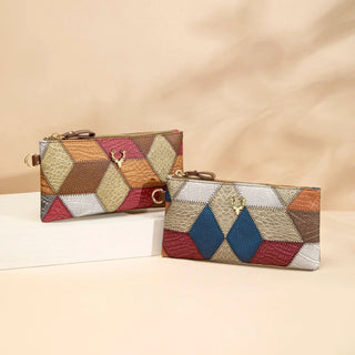 Retro Style Women's Luxury Versatile Zipper Purse