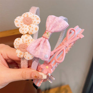 Children's 3Pcs Set Flower Cute Bow Little Princess Headband