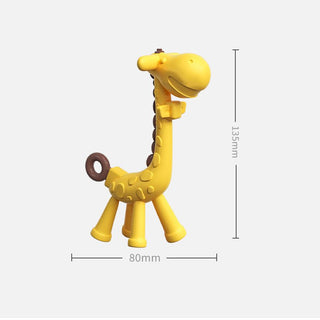 Food Grade Silicone Giraffe Soothing Teether for Children