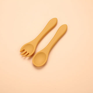 Food Grade Silicone Anti Slip Feeding Spoon for Children