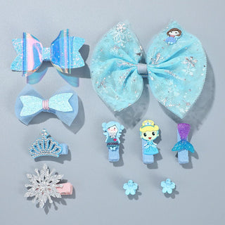 10 Pieces Set Korean Style Cute Little Girl Hair Accessories Headwear Set