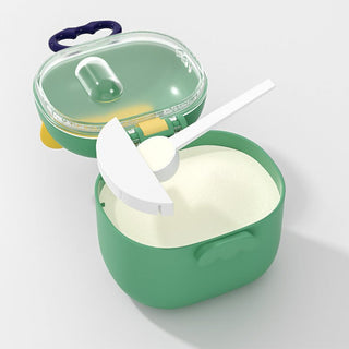High Quality Air Tide Baby Milk Powder and Baby Food Carrying Box with Spoon