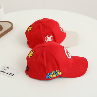 Children's baseball caps with embroidered cartoon characters
