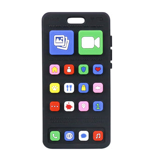 Silicone Toy Press Mobile Phone Shaped Baby Teether