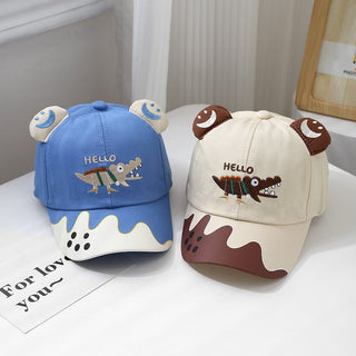 Little Crocodile Embroidered Baseball Cap for Children