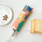 Illustrator hand-made automatic folding mini umbrella