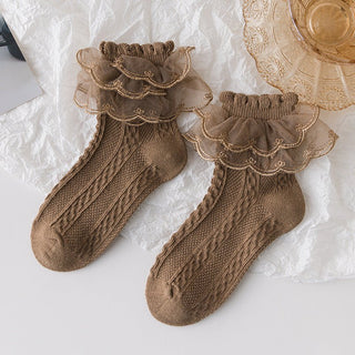 Royal Style Princess Warm Cotton Cute Socks for Girls