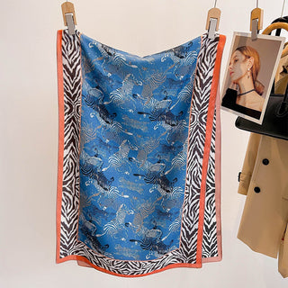 All Season Friendly Both Side Colorful Printed Women's Viscose Scarf